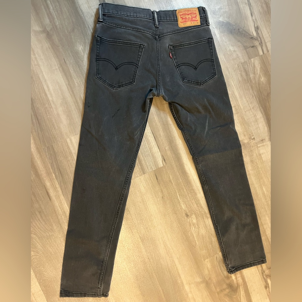Levi's Men's Charcoal Skinny Jeans